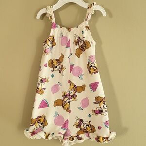Paw Patrol Skye cream short romper